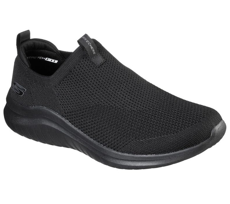 Skechers Ultra Flex 2.0 - Kwasi - Mens Slip On Shoes Black [AU-WA9035]